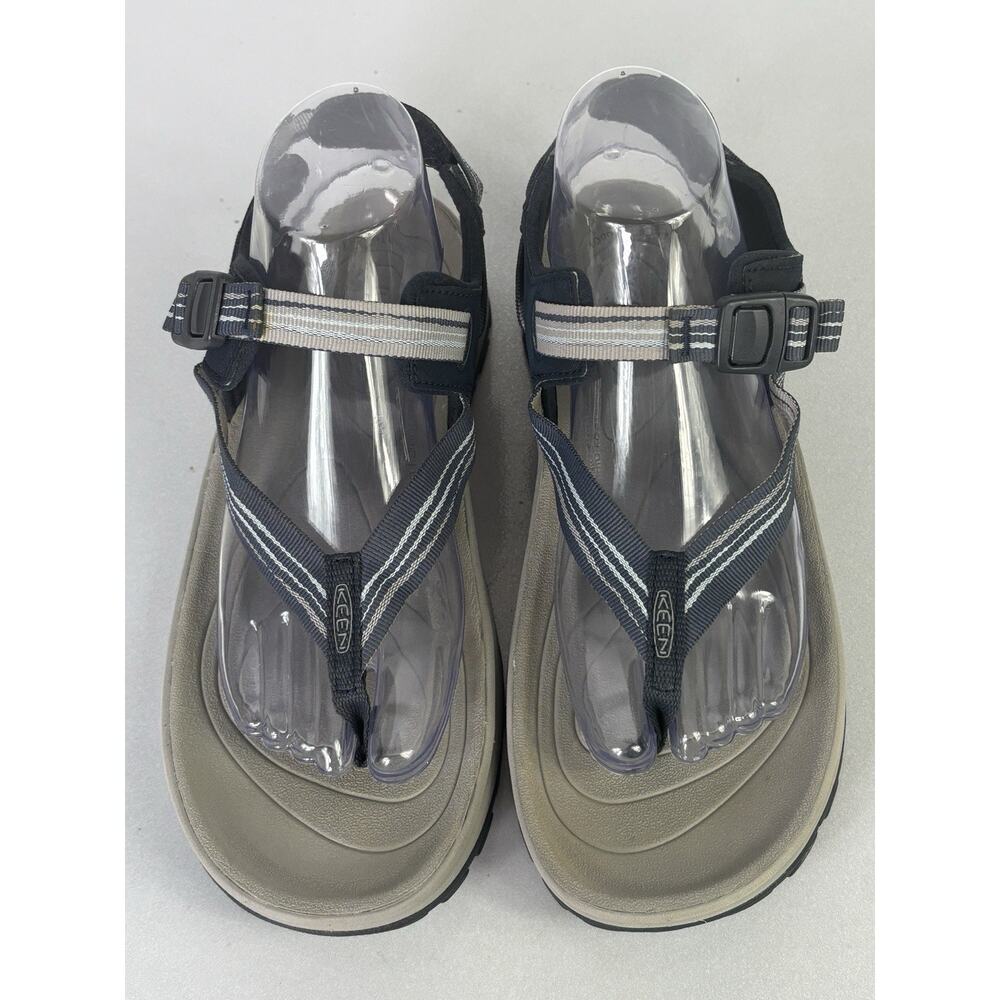 Keen Terradora II Open-Toe Sandals Summer Hiking Shoes Navy Light Blue Size 8.5 - Picture 2 of 11